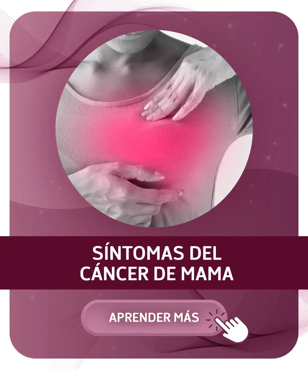 Enlace a síntomas del cancer de mama