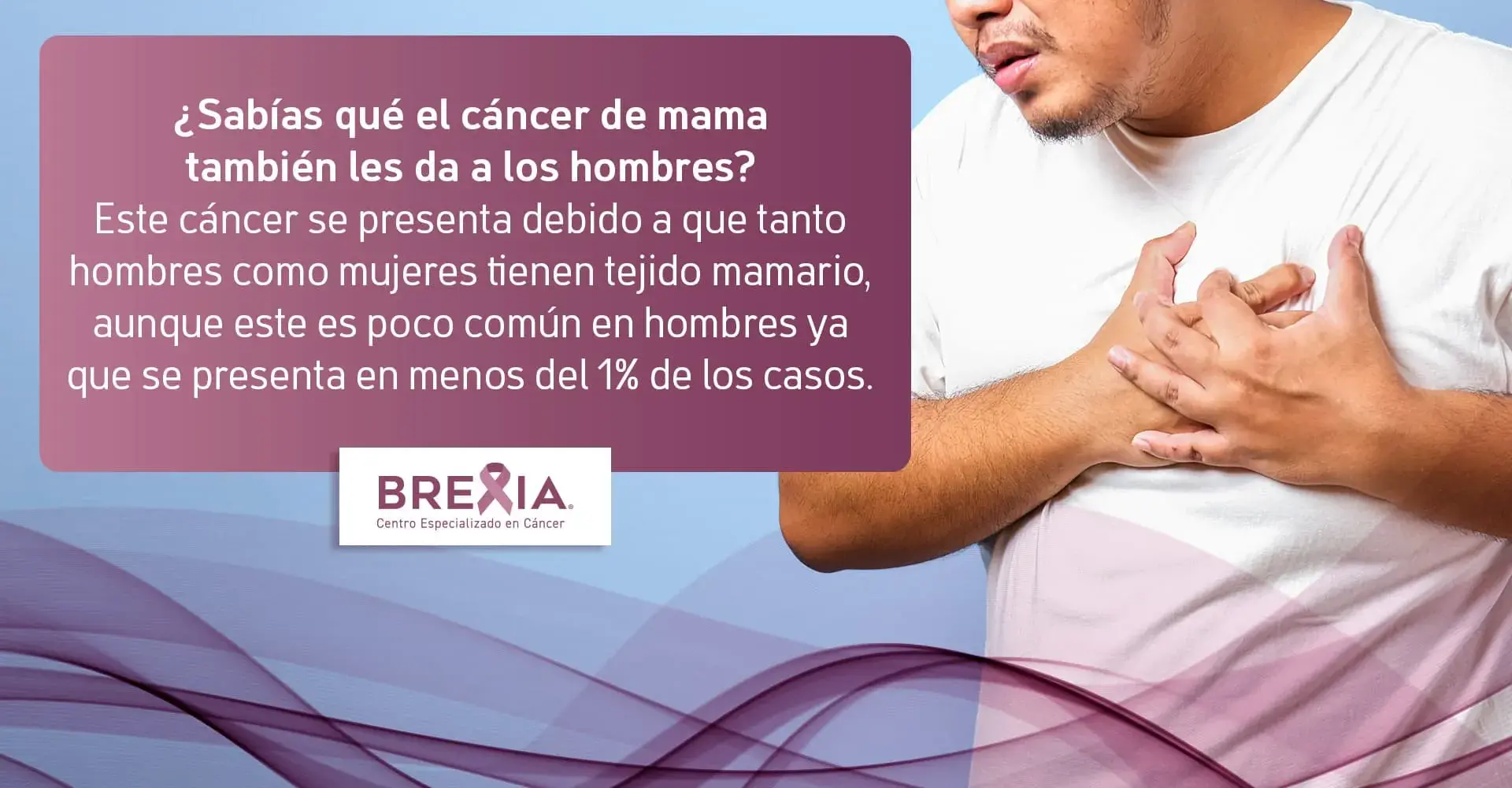 El cancer de mama presente en hombres