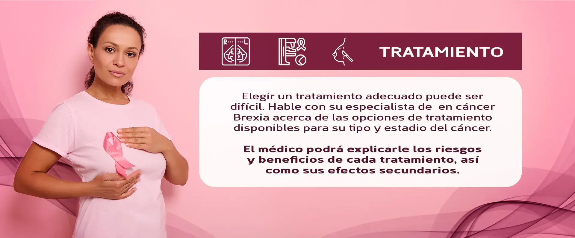 Elección de los tratamientos para el cáncer de mama, todos tienen riesgos y beneficios 