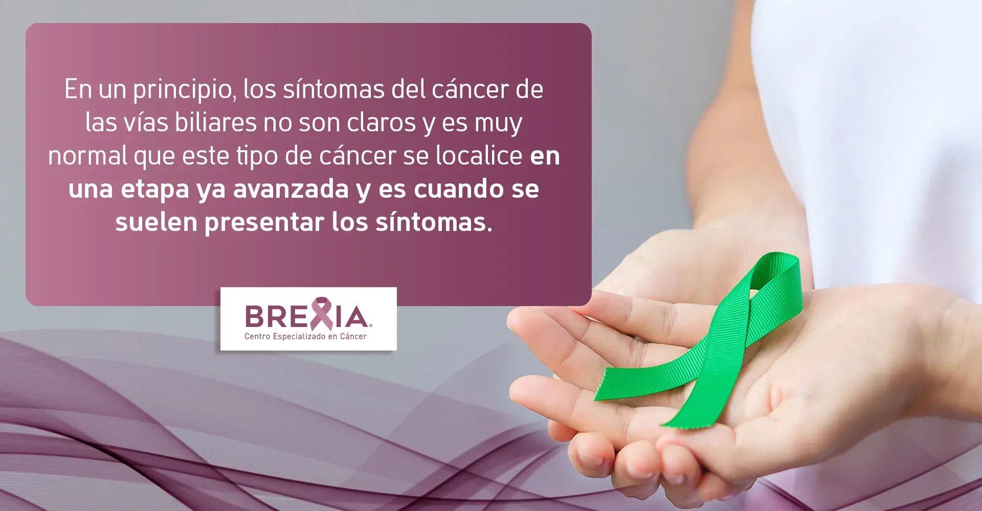 Los síntomas del cáncer de vías biliares se manifiestan en una etapa avanzada